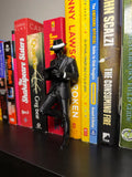 Skulduggery Skeleton Detective Bookend - Gothic Bookshelf Decor & Gift