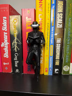 Skulduggery Skeleton Detective Bookend - Gothic Bookshelf Decor & Gift