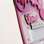Back to School Sign Cute Pig, Custom Kids Daisy School Board Sign