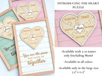 Mom Puzzle Sign, Mother's Day Gift, Custom Engraved Wood Sign, Piece That Holds Us Together, Grandma Gift, Personalized