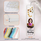 The World Belongs To Those Who Read - Custom Acrylic Bookmark