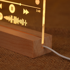 Custom LED Light Frame - Spotify
