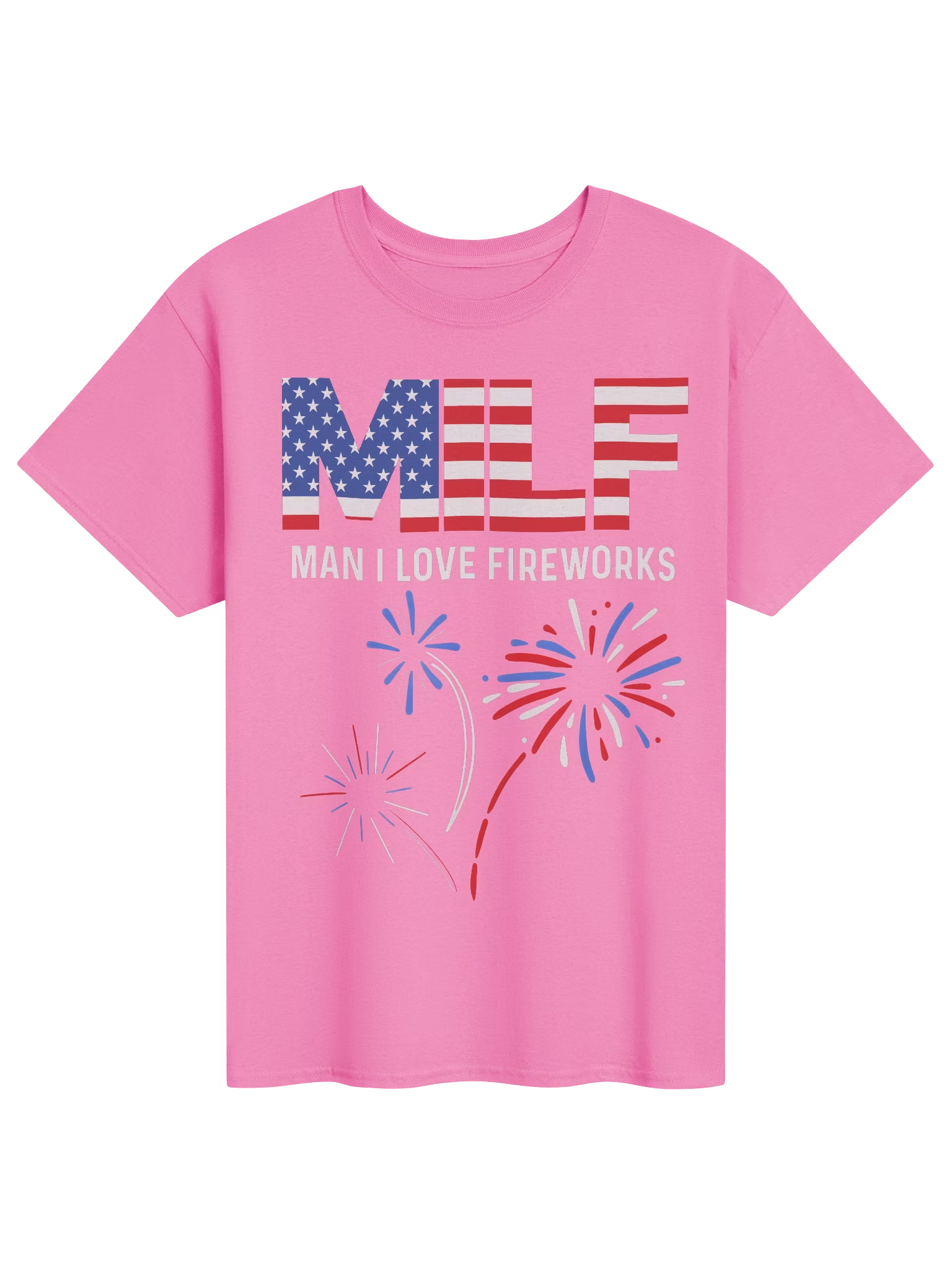 MILF Man I Love Fireworks Shirt