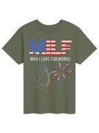 MILF Man I Love Fireworks Shirt