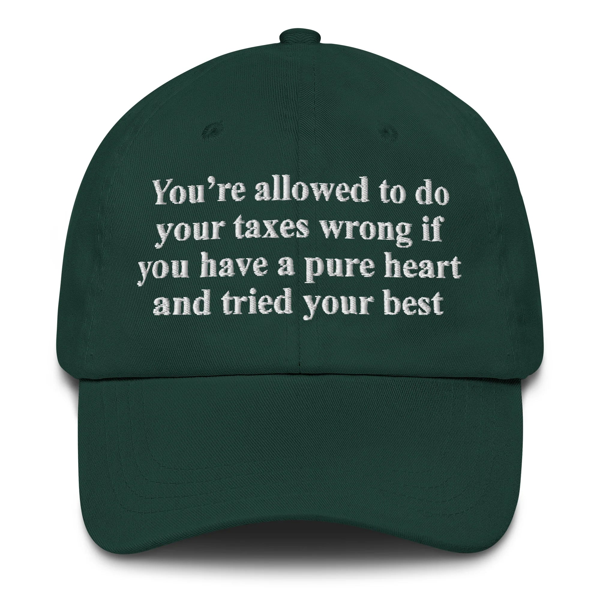 You're Allowed To Do Your Taxes Wrong If You Have A Pure Heart And Tried Your Best.
