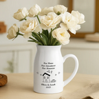 Personalised New Home Flower Vases for Couples