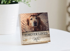 Personalized Pet Memorial Printed 4" or 6" - Wood Photo Block - Dog Loss Gift - Dog Memorial Frame - Pet Loss Gift Dog - Pet Memorial
