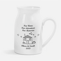 Personalised New Home Flower Vases for Couples