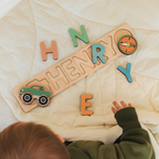 Personalized Name Puzzle With Pegs