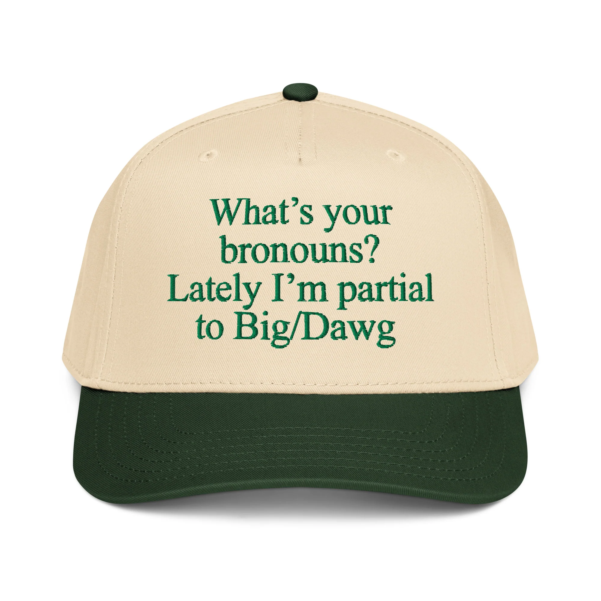 What's Your Bronouns? Lately I'm Partial To Big/Dawg Hat.