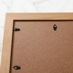 Personalized Solid Oak Multi Photo Frame: 5-Aperture Collage