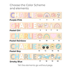 Personalized Name Puzzle With Pegs