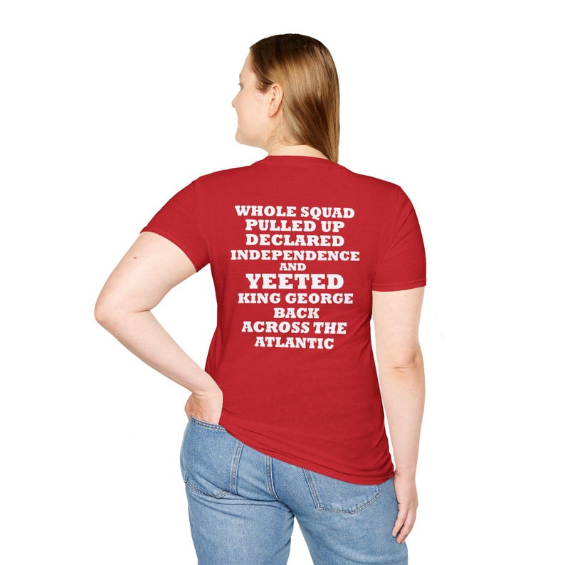 Make History Fun Front & Back 76 Yeeted T-shirt, Six Seven T-shirt 6-7 7-6 George Washington T-shirt