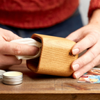 Personalised Oak Whiskey Tumbler