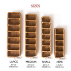 7-Day Pill Box, Wooden Pill Organizer for Purse, Small Pill Container, Birth Control Case, Pocket Organizer, Small Trinket Box