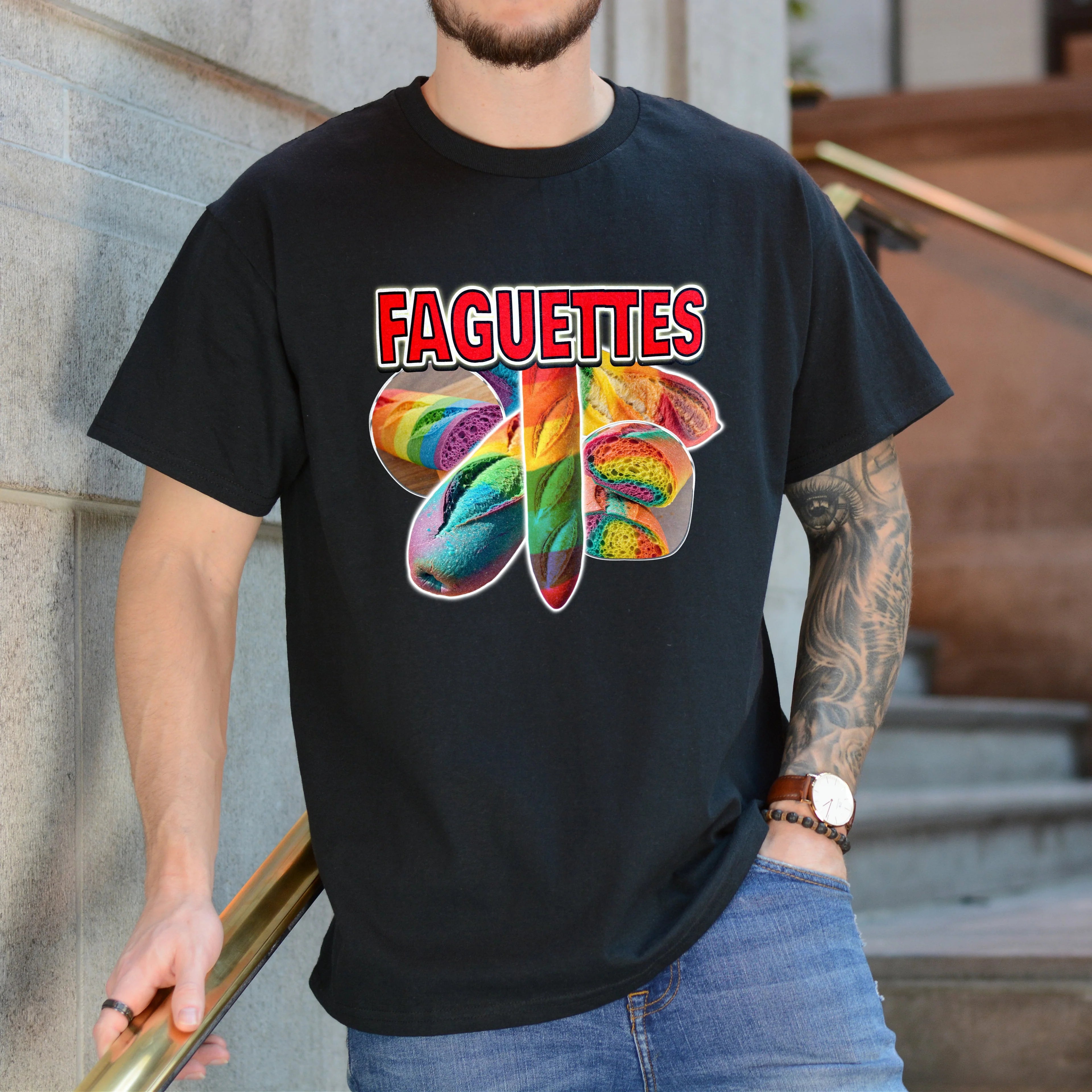 Faguettes baguettes shirt