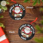 Personalized Funny Christmas Ornament 2025, Custom Name Jingle My Bells Santa Claus Ornament, Gift For Friends, Disney Holiday Keepsake