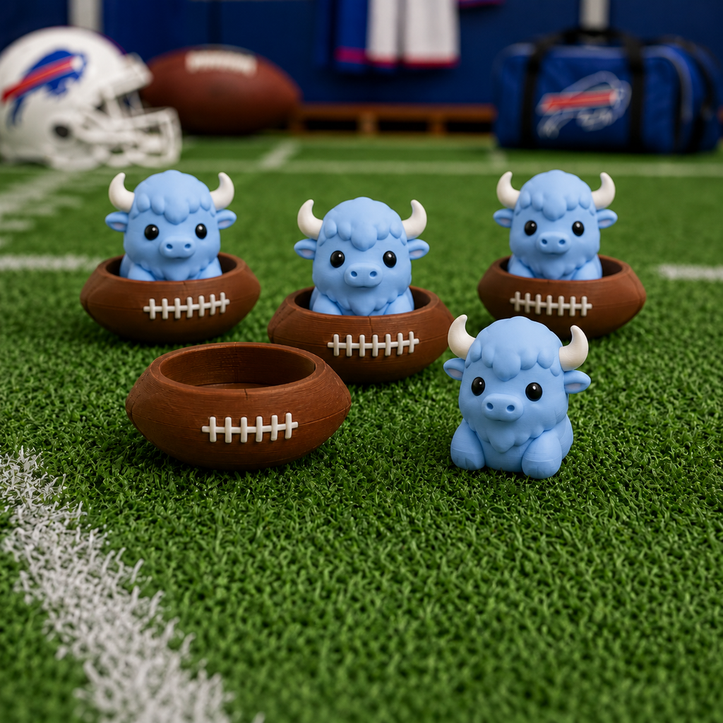 3D Printed Buffalo Bills Clicker