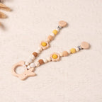 Personalized Baby Gifts, Baby Stroller Chain, Baby Stroller Pendant, Pram Garland with Wooden Toy, Baby Shower Gift, Newborn Gifts