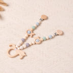 Handmade Gifts for Baby Boy and Girl, Stroller Chain, Baby Stroller Pendant, Pram Garland with Wooden Toy, Baby Shower Gifts, Newborn Gifts