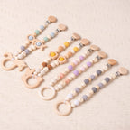 Handmade Gifts for Baby Boy and Girl, Stroller Chain, Baby Stroller Pendant, Pram Garland with Wooden Toy, Baby Shower Gifts, Newborn Gifts
