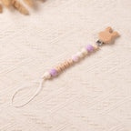 Personalized Crochet Pacifier Clip for Baby, Custom Binky Clip with Name, Soother Clip for Boy and Girl, Newborn Gifts, Baby Shower Gifts