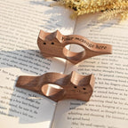 Personalized Wooden Book Page Holder, Book lovers gift, Personalized text engraving, Book Accessory,Christmas Gifts