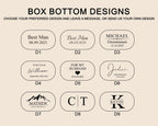Groomsmen Gifts, Custom Groomsmen Cufflinks Set, Personalized Wedding Accessories for Men, Groomsman Proposal Gift, Engraved Gift for Him