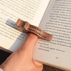 Personalized Wooden Book Page Holder, Book lovers gift, Personalized text engraving, Book Accessory,Christmas Gifts