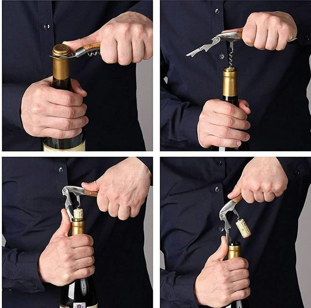 Personalized CORKSCREW Wine Bottle Opener Groomsmen Gift for Him Dad Men Bridesmaid Her Women Mom Wedding Birthday Boyfriend Custom Engraved