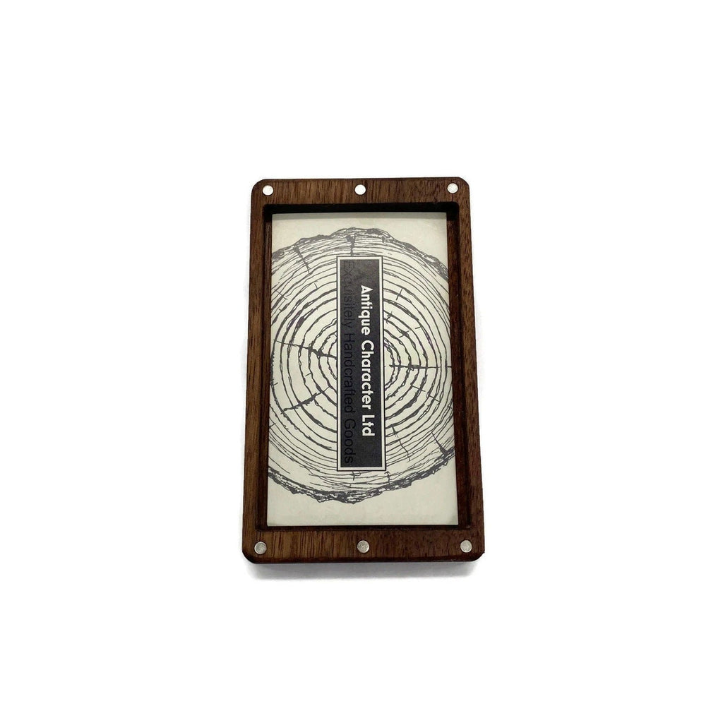 Business Card holder Unique Customizable Wooden Card Case for Corporate Gifts, Personalized Business Card Case Holder