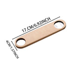 Unique Engraved Flat Bar Style Speed Bottle Opener, Groomsmen Proposal, Customizable Wooden Bottle Opener