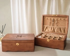 Custom Engraved Wooden Jewelry Box,Personalized Jewelry Organizer,Wedding Gifts for Her,Christmas Gift for Mom, Personalized Gift for Mom