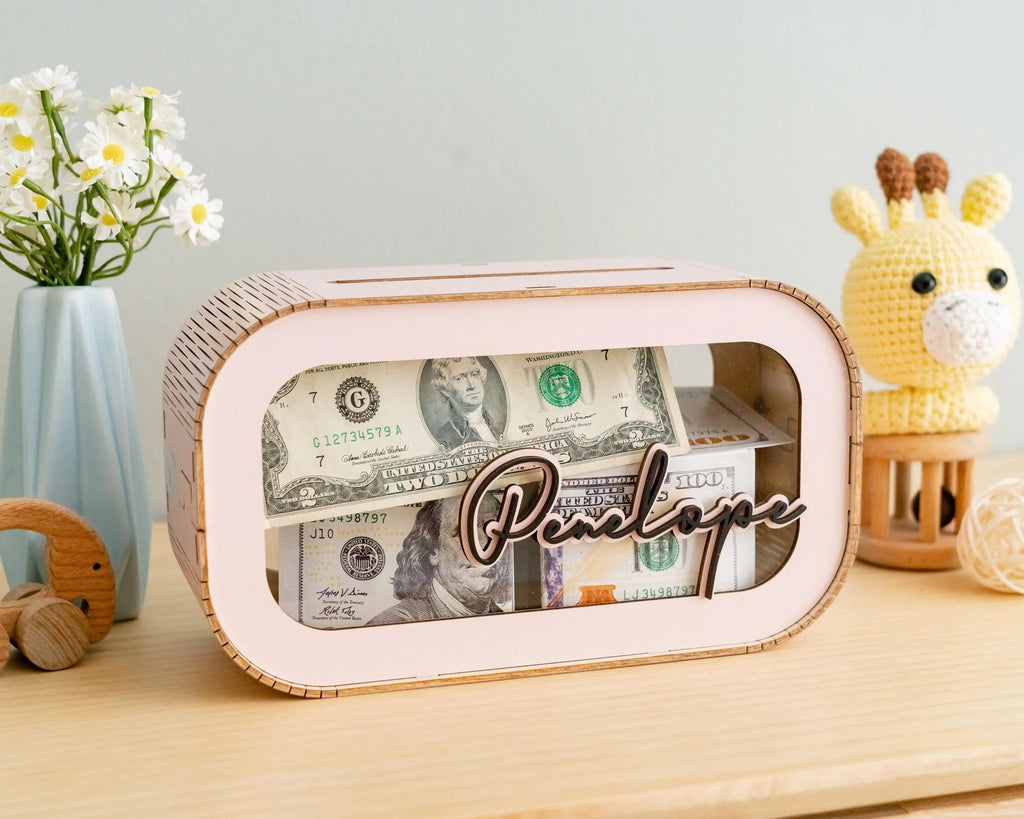 Wooden Piggy Banks, Baby Gifts, Kids Bank, 4 Year Old Boy Gift, Piggy Bank For Girl, Toddler Gifts, Money Banks, Toddler Gift