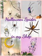 Whimsical Peeing Ghost Plant Stake. Handmade Stained Glass Halloween Decor for Indoor Plants, Gardens or Spooky Fall Gifts.