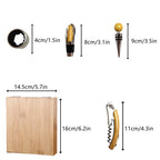 Personalized wine tool set groomsmen gifts, wedding party gifts, christmas gifts wine opener corkscrew, customized premium best men gift set