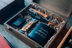 Personalized Groomsmen Gift Box: Engraved Flask, Knife & More