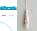 Macrame Ghost, Halloween Decor, Halloween Macrame, Goth Wall Hanging, Halloween Wall Decor, Macrame Gifts, Halloween Ghosts, Home Decor V82