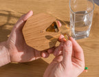 Wooden Daily Pill Box 7-Day, Pill Organizer, Weekly Pill Case,  Engraved Pill Container Storage