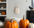Macrame Ghost, Halloween Decor, Halloween Macrame, Goth Wall Hanging, Halloween Wall Decor, Macrame Gifts, Halloween Ghosts, Home Decor V82