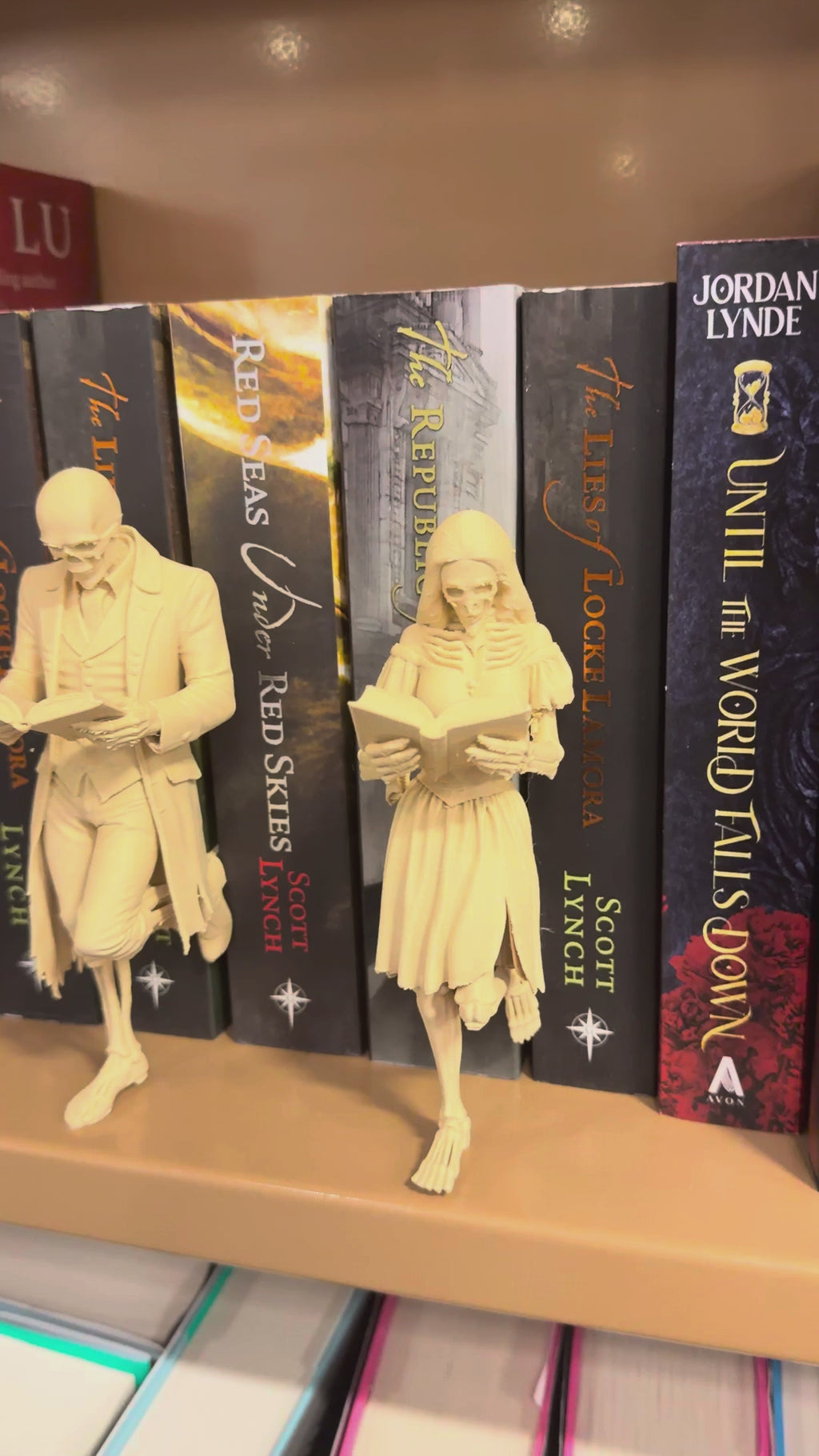 Skeleton Reader Book Holder