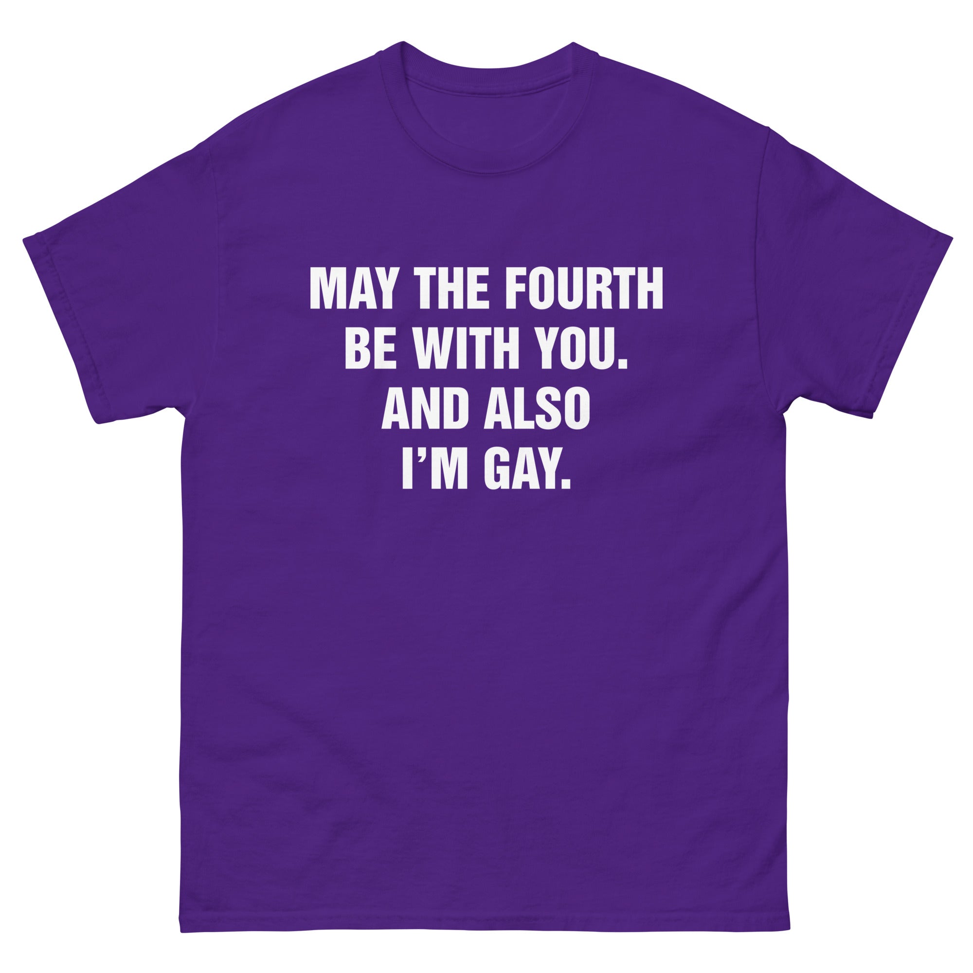 May The Fourth Be With You. And Also I'm Gay.