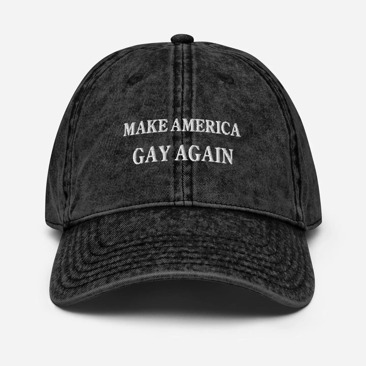 Make America Gay Again Vintage Cotton Twill Cap