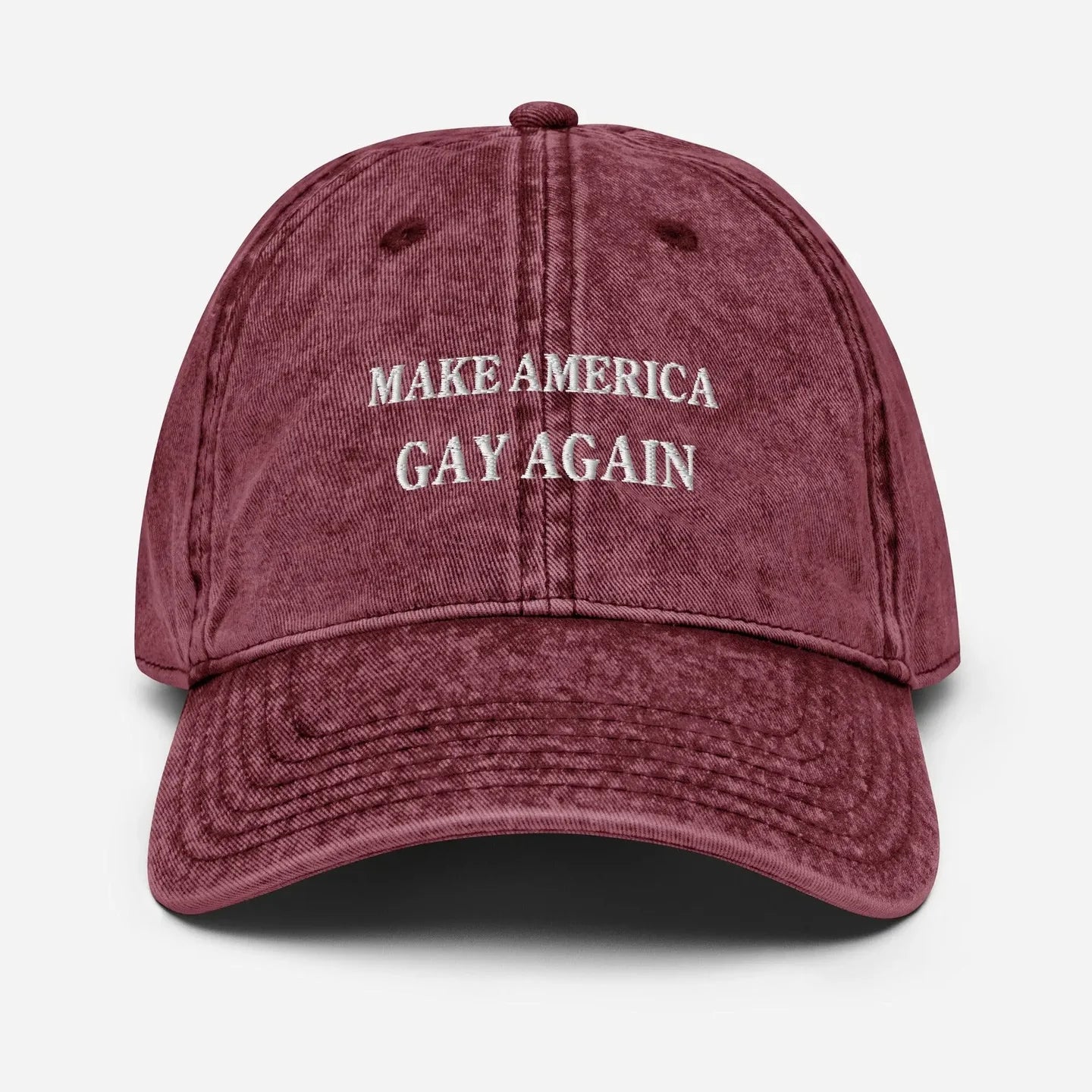 Make America Gay Again Vintage Cotton Twill Cap