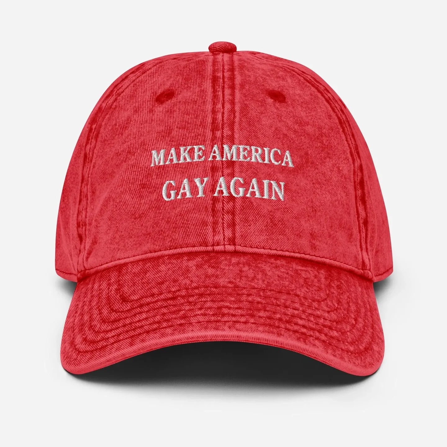 Make America Gay Again Vintage Cotton Twill Cap